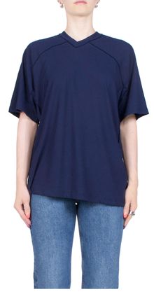 6397 Inside Out V-Neck Top In Ink