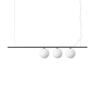Netlighting PERLINE 3 Light Bar Pendant Ceiling Light Black