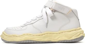 Miharayasuhiro WAYNE VL OG Sole Leather High-top Sneaker White A09FW729-WHT