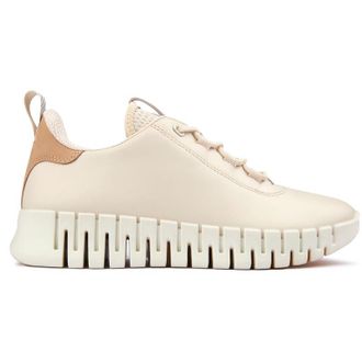 Ecco Ecco Womens Gruuv Trainers - Natural Leather - Size UK 3.5