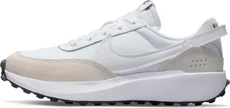 Nike Womens Waffle Debut Shoes in White | DH9523-100