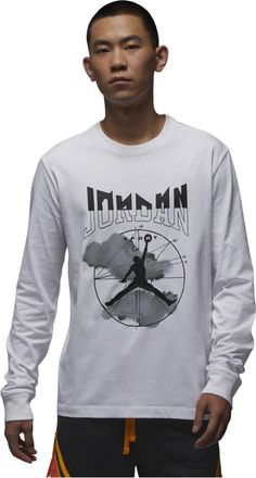 Nike Jordan Air Jordan Graphic Long Sleeve T-shirt Asia Sizing White FD7005-100