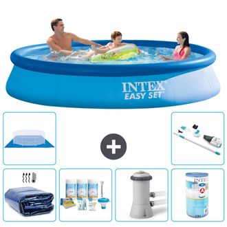 Intex Piscina Easy Set Redonda - 366x76 Cm - 7-piezas S40645