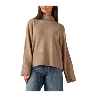 Second Female Dames, Truien, Beige, Maat: XS Wol