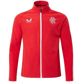 Castore Heren Rangers FC Lange Mouwen Track Jacket (Rood)
