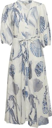 AllSaints Abito con stampa - Bianco