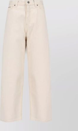 Calvin Klein straight leg trousers with pockets and loops