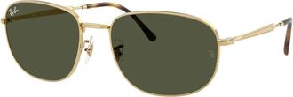 Ray-Ban Pillow Zonnebril - unisex - Zonnebrillen - Geel - 60 MM - Accessoires