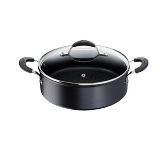 Lagostina Lagostina - Sart&eacute;n Antiadherente + Tapa 26cm Negra - 012165031826