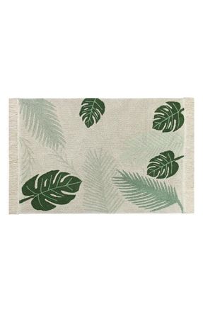 Lorena Canals Tropical Rug in Tropical Green at Nordstrom