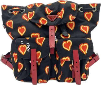 Prada Black Nylon Backpack (Pre-Owned)