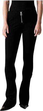 Off-white Pantalones Ajustados Heavy Jer - Trousers - Mujer - Negro - XS