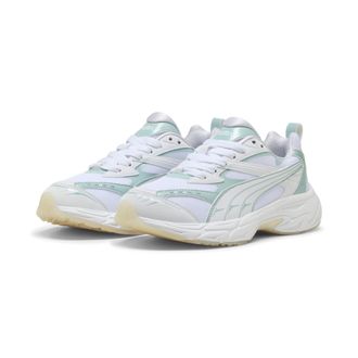 Puma Sneaker PUMA MORPHIC ASTRO ESCAPE WNS, Damen, Gr. 37, weiss (puma wei&szlig;, modern mint), Textil, unifarben, Schuhe Sneaker