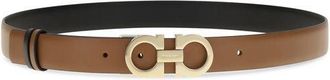 Ferragamo Womens Brown Calf Leather Bos Taurus Regular Belt
