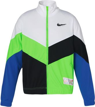 Nike Contrasting Colors Logo Athleisure Casual Sports Loose Jacket Multicolor DV3198-100
