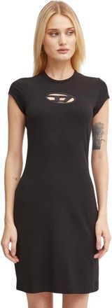 Diesel Short Kleedjes - Dames - Korte kleedjes - Zwart - S - Kleedjes