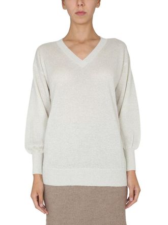 Fabiana Filippi Relaxed Fit V-Neck Jersey