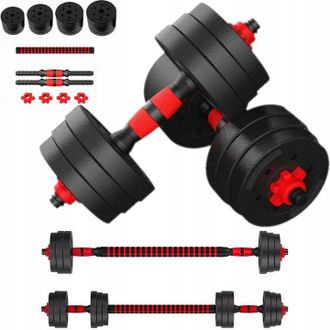 OEM Mancuernas Ajustables Bituminosas 2 X 15 Kg Juego De Mancuernas 30 Kg