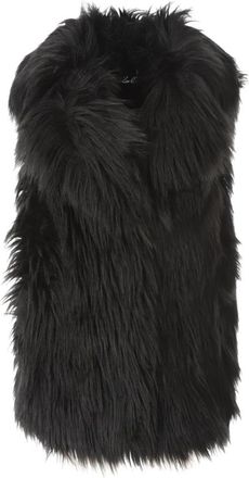 Karl Lagerfeld Faux Fur Gilet - Dames - Bodywarmers - Zwart - M - Jassen
