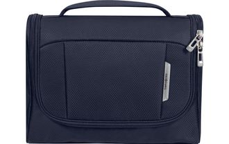 Samsonite Kulturbeutel SAMSONITE RESPARK TOILET, Damen, Gr. B/H/T: 18,5cm x 11,5cm x 26,5cm, blau, Polyester, Taschen Kulturbeutel