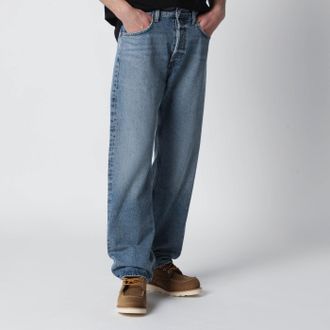 A Gold E Blue Friction Jeans In Regenerated Denim