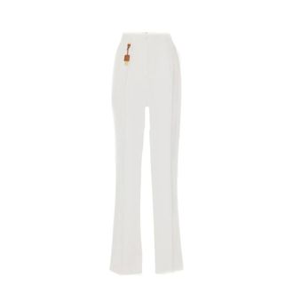 Elisabetta Franchi Donna, Pantaloni, Bianco, M, new