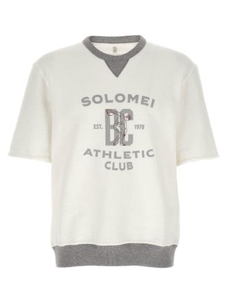 Brunello Cucinelli Mens Short Sleeved Sweatshirt