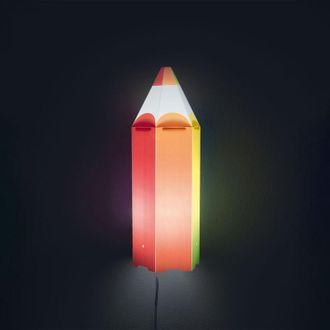 Linea Zero Applique Moderna Pin Pen Polilux Grafica Arcobaleno 1 Luce E27