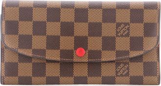 Louis Vuitton Brown Damier Emilie Wallet (Authentic Pre-Loved)