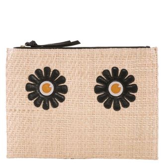 Inou&iuml; Editions Woven Daisy Embroidered Pouch