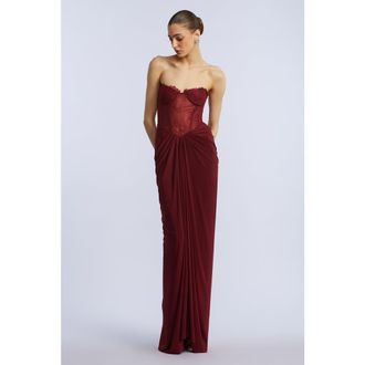 BCBGeneration JOEY GOWN in Cabernet at Nordstrom, Size 16
