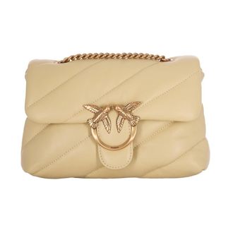 Pinko Pinko, Dames, Tassen, Geel, Maat: ONE Size Leer