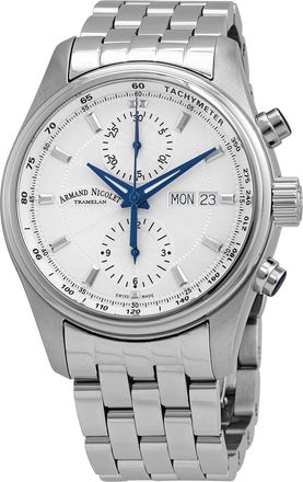Armand Nicolet MH2 Chronograph Automatic Silver Dial Mens Watch A647A-AG-BMA22640A