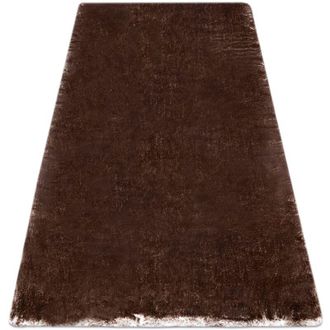 RugsX Tappeto da lavaggio moderno lapin shaggy antisdrucciolevole avorio / cioccolato brown 133x180 cm