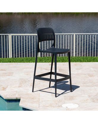 Panama Jack Rainbow Outdoor Mila Set Of 2 Stackable Side Chairs