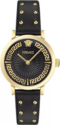 Versace Greca Fortuna Quartz Black Dial Ladies Watch VE0A00225
