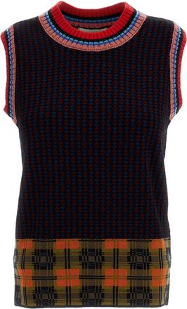 Dries Van Noten Jacquard Knit Top