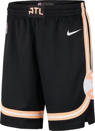 Nike Atlanta Hawks City Edition Nike Mens Dri-FIT NBA Swingman Shorts in Black | HM5008-010