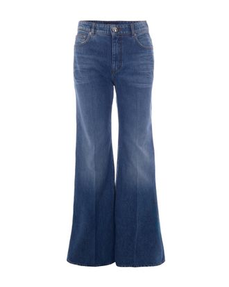 Sportmax Blue Regular Low Rise Jeans