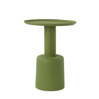Light & Living Light&living - Mesa Auxiliar Milaki Verde - &Oslash;39x52 Cm