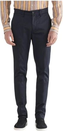 Harmont & Blaine Slim Fit Chino Broek - Heren - Chinos - Blauw - 2XL - Katoen - Broeken