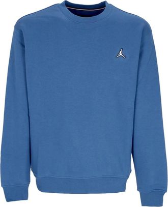 Nike Jordan Fleece Crewneck Sweatshirt - Heren - Sportshirts - Blauw - XL - Katoen - Fitness