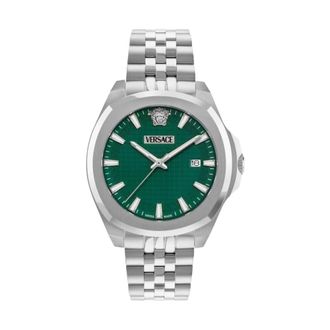 Versace Accessoires, Heren, Grijs, ONE Size, Vekka 0425 Horloge