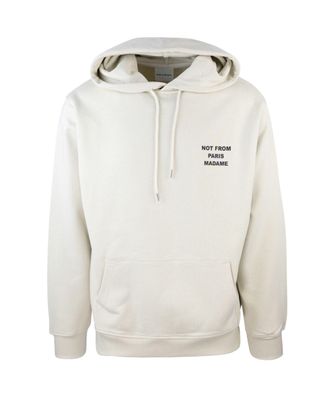 Dr&ocirc;le de Monsieur White Slogan Sweatshirt