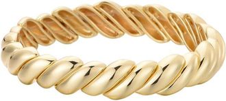 Adornia Adornia 14K Plated Macaroni Stretch Bracelet
