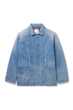 Visvim Social Sculpture Paint-Splattered Denim Jacket