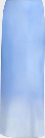 Significant Other Sian Ombr&eacute; Satin Maxi Skirt