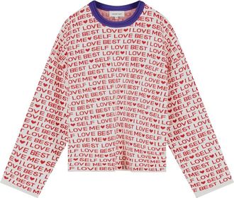 Fab By Fabienne Chapot Fabienne Chapot, Truien & Vesten, Dames, Veelkleurig, 2Xl, Leer, Love Letter Pullover