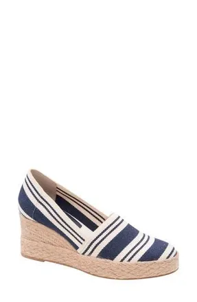 Andr&eacute; Assous Patti Espadrille Wedge in Navy Multi at Nordstrom Rack, Size 7
