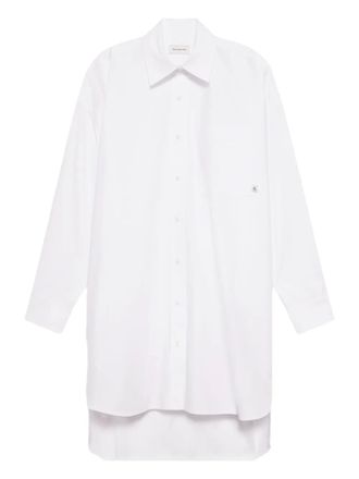 Calvin Klein Jeans chest-pocket midi shirt dress - women - Cotton - M - White